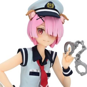 Ram Police Officer Cap with Dog Ears Noodle Stopper Figure